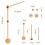 Support mobile pour lit bébé, support mobile en bois pour table à langer 2