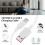 AC Adapter - NO BRAND - 45W - 1m USB-C Cable 6A - Fast Charging & Data Transfer - White 4