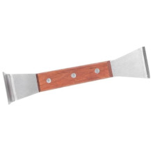 GOTOTOP Beehive Frame Lifter, Beekeeper's Scraper, Frame Lifter, Stainless Steel Uncapping Knife with Wooden Handle