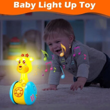 Baby Musical Toy, Giraffe Toy, Interactive Baby Toy with Sounds and Lights for Newborn Boys and Girls 6-36 Months