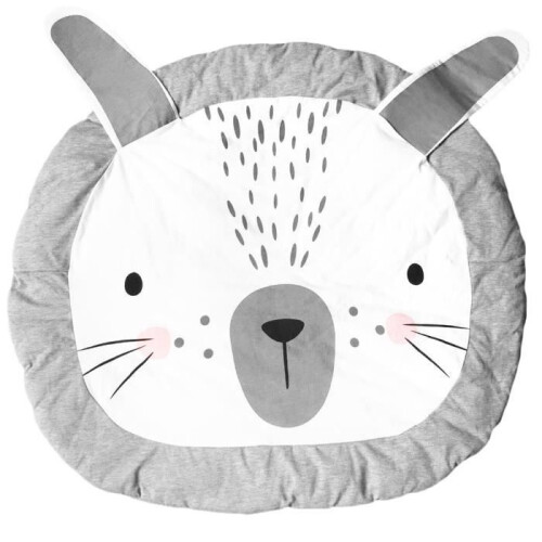 Baby Activity Play Mat, Changing Mat, Rabbit Shape, Children's Play Mat - GREY 2
