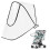 Universal Stroller Rain Cover, Waterproof Stroller Rain Cover 2
