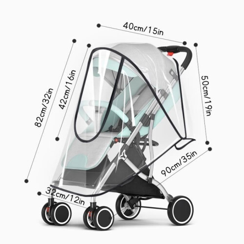 Universal Stroller Rain Cover, Waterproof Stroller Rain Cover 2
