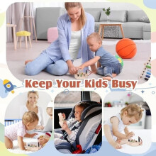 Busy Board, tavola gioco per bambini con luci e interruttori, tavola sensoriale in legno, modulo per lo sviluppo delle capacità motorie