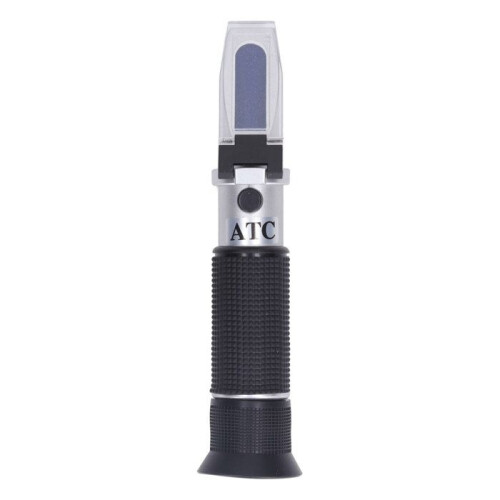 SALALIS Brix Meter Refractometer Tester, Brix Meter 0-32%, ATC Portable Sugar Refractometer, Garden Tools