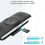 Κιτ hands-free - Bluetooth 5.0 - Μαύρο - Αυτόματη επανασύνδεση - Συμβατό με iOS και Android 4