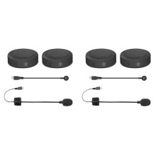 2X Bt17 Motorradhelm-Headset 5.0 Kabellose Freisprecheinrichtung Stereo-Musik-Player Moto-Ohrhörer mit Rauschunterdrückung