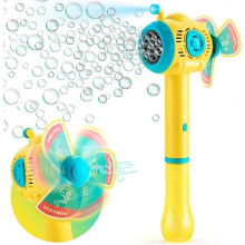 Seifenblasenmaschine – ZGEER – Automatische Seifenblasenpistole – Gelb – Umweltfreundlich – Geschenkidee