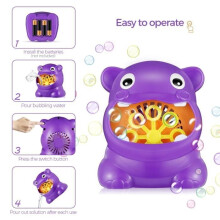 Lasten lelu - Täysautomaattinen kuplakone - Sammakon muotoinen - Violetti - Unisex