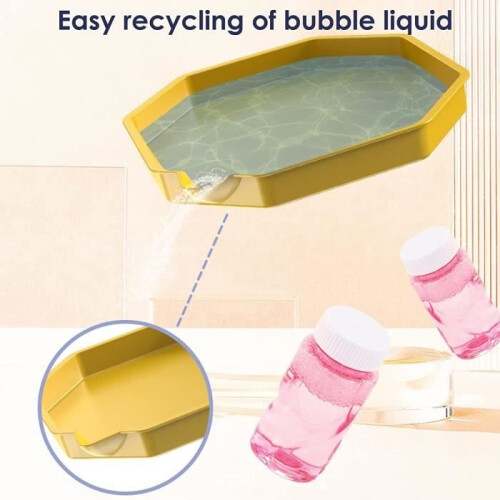 Bubble Machines - ZHUODIKE - Bubble Gun - 69 Holes - Light Effects 2