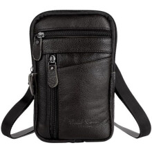 CONFEZIONE - PROTEZIONE - CUSTODIA PROTETTIVA - Borsa a tracolla da uomo, 21*13*1 cm, Borsa a tracolla vintage in pelle