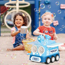 Bubble car toys for toddlers. Outdoor toys for children aged 1-3 years. Blue.