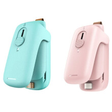 2 Mini 2-in-1 Bag Sealers, Portable Bag Sealers, Heat Sealers and Portable Bag Cutters for Snacks, Bags