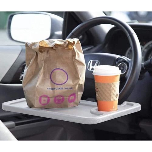 Tavolino da viaggio automatico per laptop, tablet e volanti per auto 2