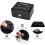 Boîte à clés portable en métal double couche - S - Noir 1