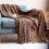 Sofa throw - AIMOONSA - Tribal Mandala - 130x200 cm - Multicoloured - Soft polyester 1