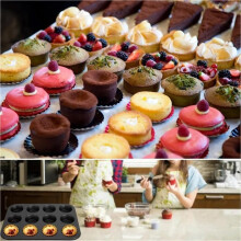 Pack of 2 Muffin Trays for 24 Muffins, High Quality Non-Stick Muffin Tray, for Cupcakes, Brownies