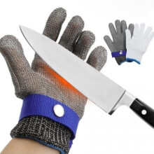 Beschermende handschoen - KZQ - Slagershandschoen - 316L roestvrij staal - Niveau 5 - Maat XL42-43