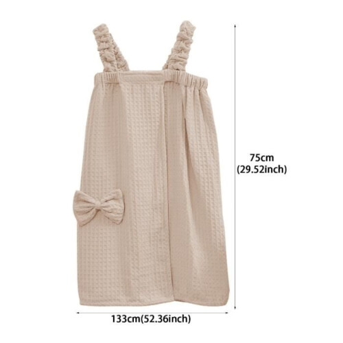 Shower robe - Not specified - Adjustable - Elegant design - Soft and absorbent - Convenient for travel 1