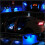 RGB 4xLED Strips Car Interior Floor Atmosphere Light  Phone App Control 9