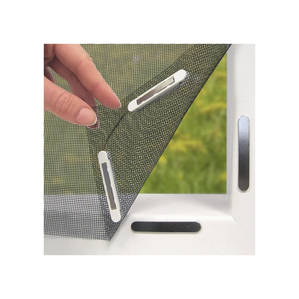 Hoberg Window Mosquito Net With Innovative Magnetic Fixing | Up To 150 X 130 Cm, Individually Cuttable 9102920015247
