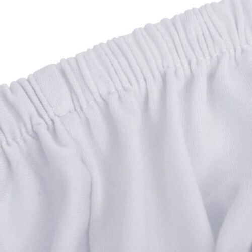Housse de canapé - VGEBY - Extensible - Housse amovible - Polyester - Blanche 2