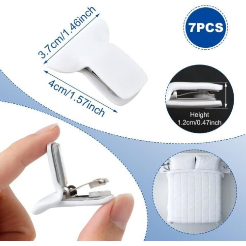 Duvet Clips - Secure Duvet Fasteners - Bedding Accessory 1