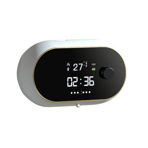 Automatic soap dispenser - QINGQUE - Wall-mounted - Refillable - Temperature display - Self-cleaning
