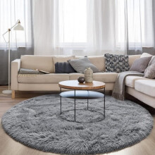 Rug - LECOO - Round - Shaggy - 160x160cm - Non-slip - Comfortable