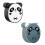 Soap dish - Panda - Self-draining - Wall-mounted - Bathroom - Kitchen - Panda head 1