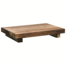 Porte-savon sur pied en bois, plateau de comptoir pour salle de bain ou cuisine, style campagnard, support pour savon ou plante