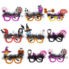 Ensemble de 9 montures de lunettes d'Halloween (fantôme, citrouille, chauve-souris), accessoires pour déguisements d'enfants