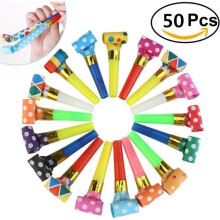50 confezioni di sonagli e fischietti musicali, giocattoli ideali come bomboniere per feste di compleanno, feste di Natale, feste