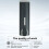 Soap dispenser - RNEMITERY - 350 ml - Wall mounted - Matte black - Durable ABS 3
