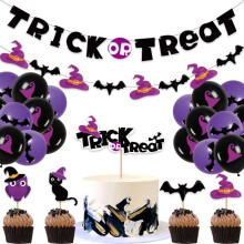 Décoration pour fête d'Halloween - Fantôme suspendu - Design réaliste - Matériau durable - Multicolore