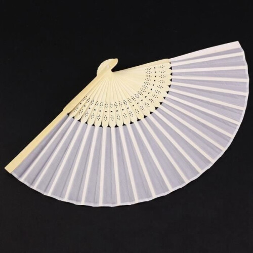 Ανεμιστήρας - SODIAL - 10 τεμάχια - Λευκό - 21 cm - Με τσάντα δώρου 2