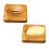 Soap dish - Bamboo - Set of 2 - Rectangular and square - Hygienic - Bathroom and kitchen 1