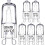Ampoule halogène G9 - Lot de 6 - Blanc chaud - Intensité variable - 40 W - 230 V 1