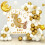 Decorazioni per feste - Starizer - Eid Mubarak - 70 pezzi - Lattice - Giallo 1
