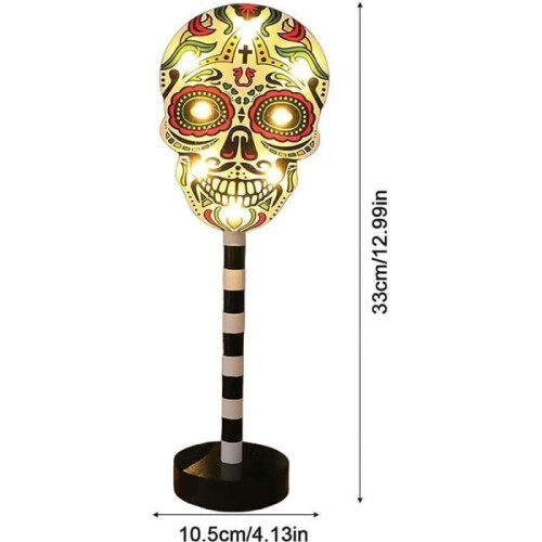 Lampe décorative d'Halloween - Lampe de table LED en forme de citrouille, kit multicolore 1