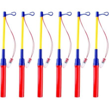 Lot de 6 lanternes LED pour la Saint-Martin - Idéal pour les fêtes d'enfants, les fêtes costumées, les écoles maternelles, Halloween,
