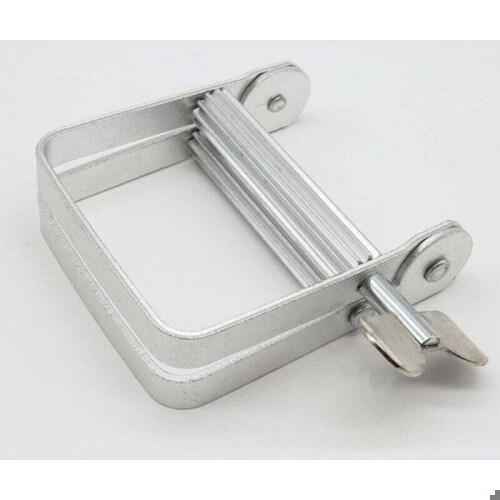 Toothpaste Squeezer - MICH - 1 piece - Silver - Versatile Uses - Anti-Waste - Rotating Handle 2
