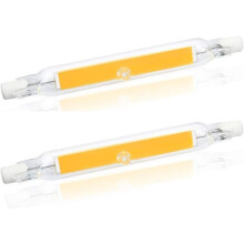 Ampoule LED à filament COB 5W R7S 78MM J78, 500 lumens 360 degrés (2 pièces, blanc chaud 2700K)