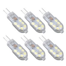 Ampoules LED transparentes OMABETA G4 - Lot de 10 - 220 V CA - Lumière blanche