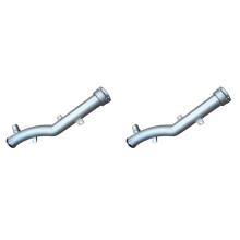 2X 1351VF Aluminum Coolant Water Hose 1351.VF 9806914880 for 2008 3008 C4 C5 1.6