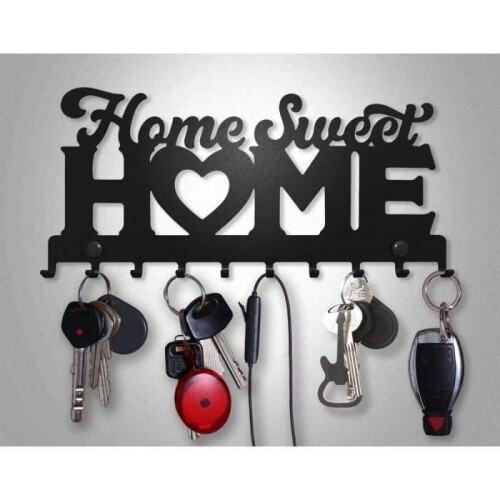 Coat rack - Sweet Home - 10 hooks - Metal - Black 2