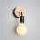 Applique murale blanche de style moderne (ampoule non incluse) 1