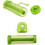 Set of 5 squeeze tubes, toothpaste dispenser, roll-up toothpaste tube, toothpaste holder, toothpaste clip, clock 3