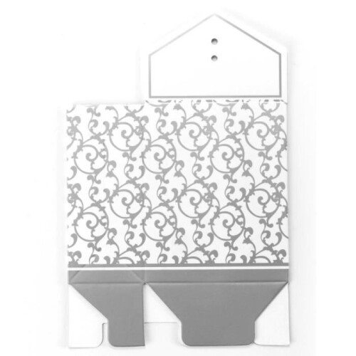 Favor Box - RUNFON - 50x - Silver - Romantic - Party Decoration 1