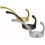 Wall-mounted coat rack - YYV - 36mm - 2 hooks - White - Metal - Bathroom 3